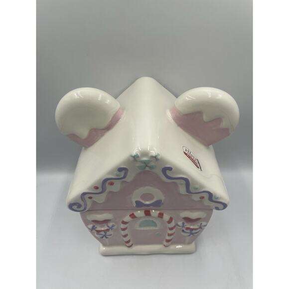 Disney Minnie Mouse Christmas Gingerbread Cookie Jar/Canister 2025 NEW W/ Tags! - Picture 4 of 10